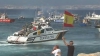 Zeci de pescari spanioli au manifestat în apropiere de Gibraltar 