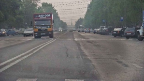 Un rus a furat o stradă şi o căra cu trei camioane