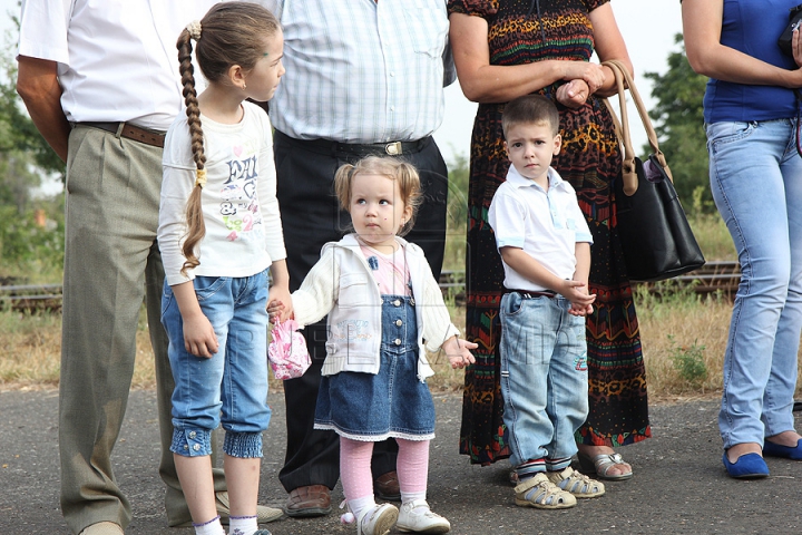 Campania Eu sunt Moldova a ajuns la Ungheni. "Dragostea de ţară trebuie să o manifeste toţi moldovenii" (VIDEO. FOTO)