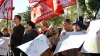 PSRM a făcut front comun cu PCRM şi au protestat la Ministerul Agriculturii. Ioniţă: Circul se află pe altă stradă (FOTO/VIDEO)