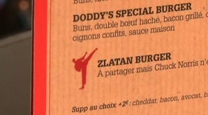 Zlatan Ibrahimovic s-a ales cu un burger produs în cinstea sa, într-un restaurant din Paris (VIDEO)