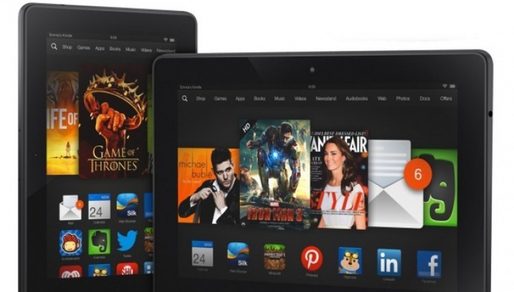 Amazon a anunţat noile sale tablete Kindle Fire HDX