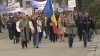 Circa 200 de primari au ieşit la protest, supăraţi pe autorităţile centrale VIDEO