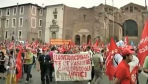 Italia, paralizată de o grevă generală. Toţi angajaţii din sectorul public şi privat şi-au suspendat activitatea