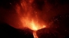 Spectacol de flăcări! Vulcanul Etna a aruncat lavă la 600 de metri înălţime VIDEO