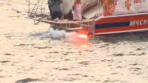 Torţa olimpică a ajuns pe fundul lacului Baikal din Siberia (VIDEO)