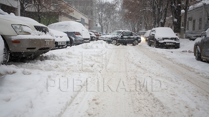 Străzile Chişinăului ar putea fi deszăpezite în mai mult de 48 de ore, în caz de ninsori abundente