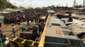 Un tren a deraiat în Kenya: Mai mulţi oameni au fost răniţi
