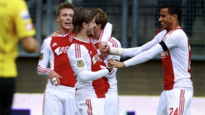 Campionatul Olandei la fotbal: Ajax Amsterdam a învins Roda Kerkrade şi a urcat pe primul loc 