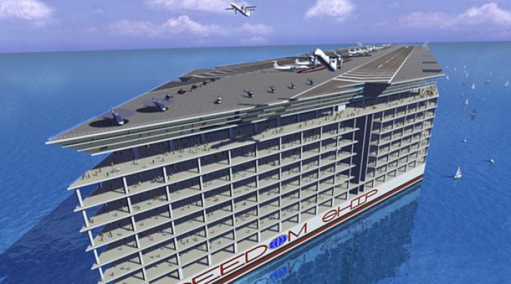Cel mai mare vapor construit vreodată: Are şcoli, parcuri, spital, cazino şi chiar aeroport