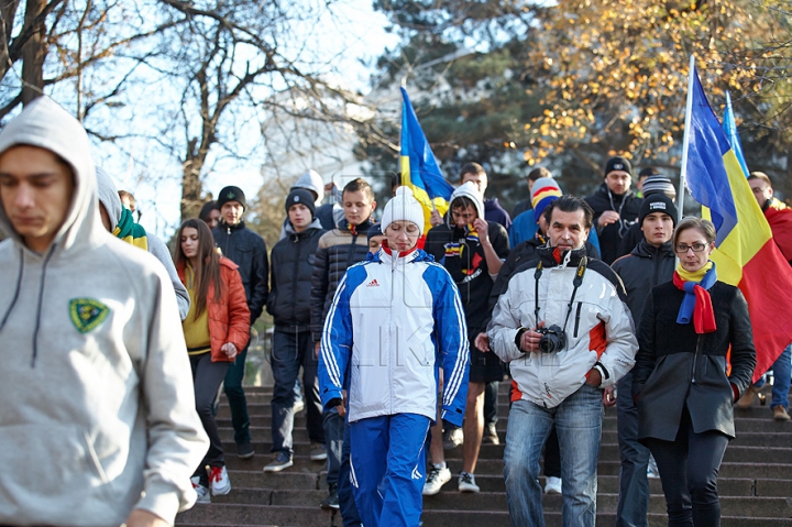 Cum a fost sărbătorită Ziua Naţională a României la Chişinău (FOTO/VIDEO)