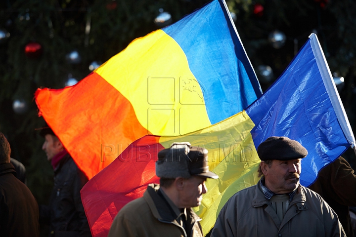 Cum a fost sărbătorită Ziua Naţională a României la Chişinău (FOTO/VIDEO)