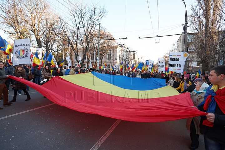 Cum a fost sărbătorită Ziua Naţională a României la Chişinău (FOTO/VIDEO)