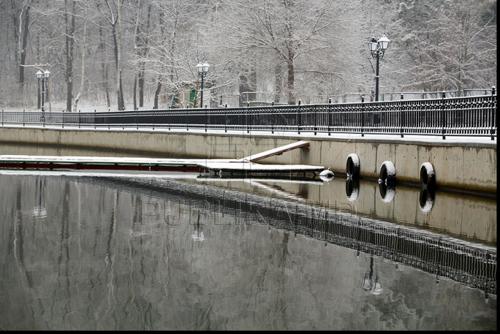 Chişinăul, sub zăpadă! GALERIE FOTO