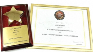 Global Banking & Finance Review: Victoriabank – cea mai inovativă bancă din Moldova