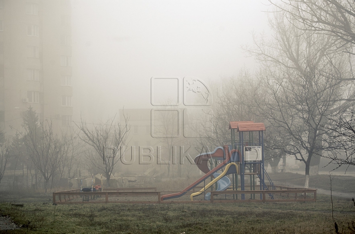 IMAGINI DE GROAZĂ. Aşa a arătat astăzi o parte a capitalei 