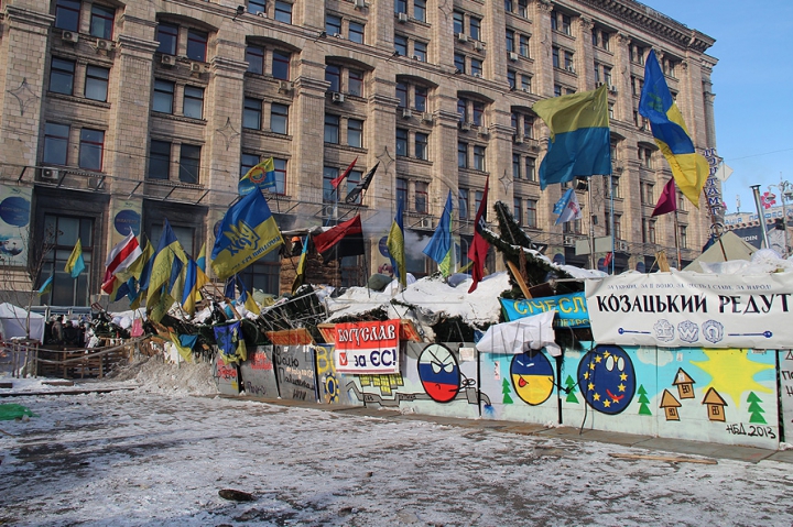 (GALERIE FOTO) Publika TV, în centrul evenimentelor de la Kiev. Ce au surprins colegii noştri în timpul protestelor de pe Euromaidan