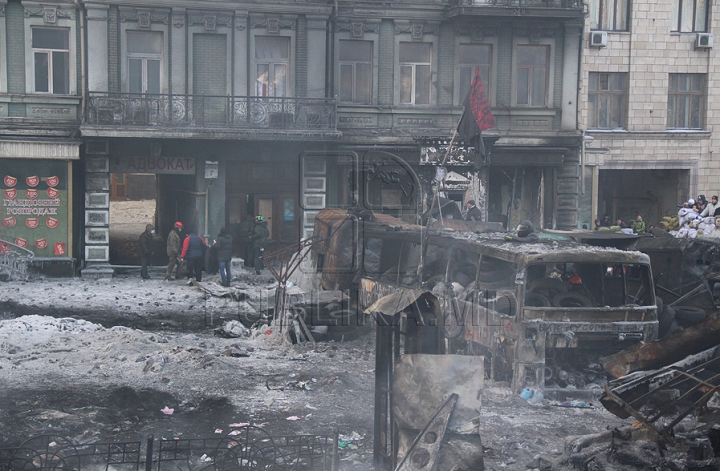 (GALERIE FOTO) Publika TV, în centrul evenimentelor de la Kiev. Ce au surprins colegii noştri în timpul protestelor de pe Euromaidan