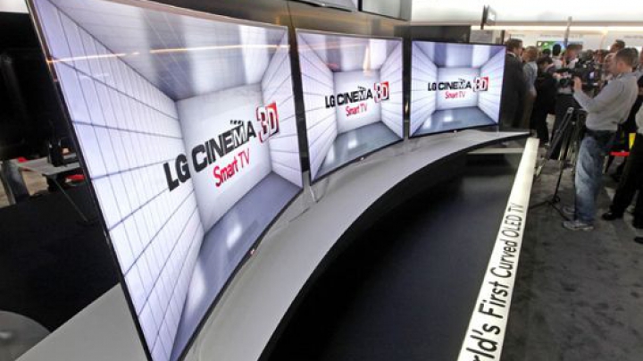 LG a prezentat prototipul unui televizor al cărui ecran se poate curba