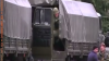 În Ialta au fost observate camioane ale armatei ruse: Militarii sunt înarmaţi (VIDEO) 