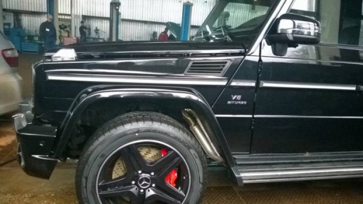 (FOTO) Cel mai puternic Mercedes-Benz G-Class din Moldova a fost surprins la Chişinău