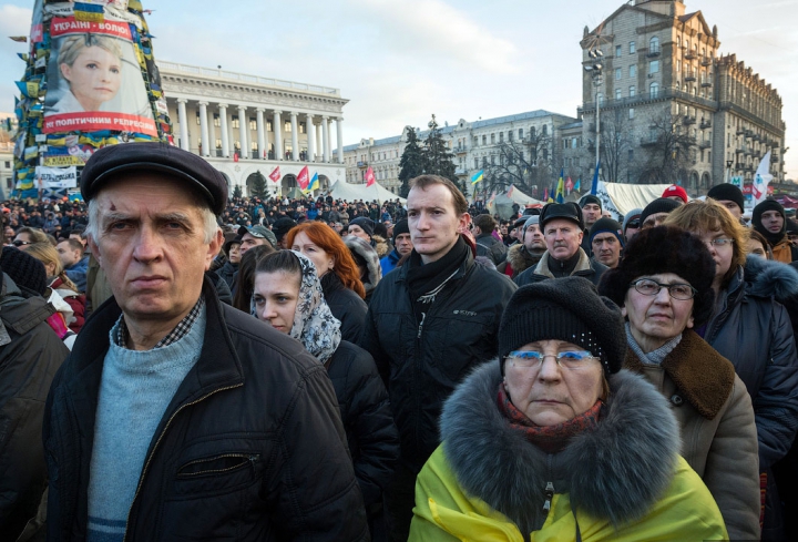 Centrul Kievului, transformat într-o adevărată zonă de război.  IMAGINI FOTO care te lasă fără comentarii