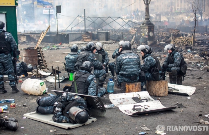 Maidanul, în 10 fotografii sugestive. AŞA arată centrul Kievului acum