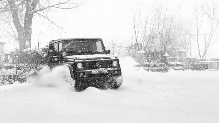 Mercedes-Benz G-Class, testat de echipa AutoStrada.md pe un drum înzăpezit (VIDEO)