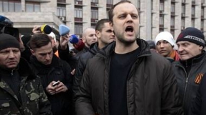 Guvernatorul autoproclamat al Doneţkului a fost arestat împreună cu 70 de manifestanţi