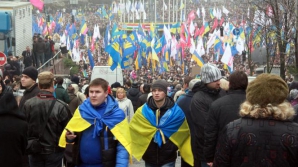 Ziua protestelor în Ucraina. Un lanţ de manifestaţii au împânzit toată ţara vecină