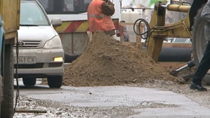 O nouă amânare. Strada Vasile Alecsandri din capitală rămâne şantier pentru cel puţin încă o săptămână
