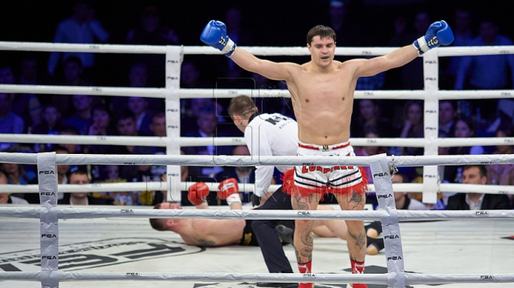 GALA KOK 2014: Kickboxerul moldovean Constantin Ţuţu l-a învins pe ucraineanul Igor Liapin (GALERIE FOTO)