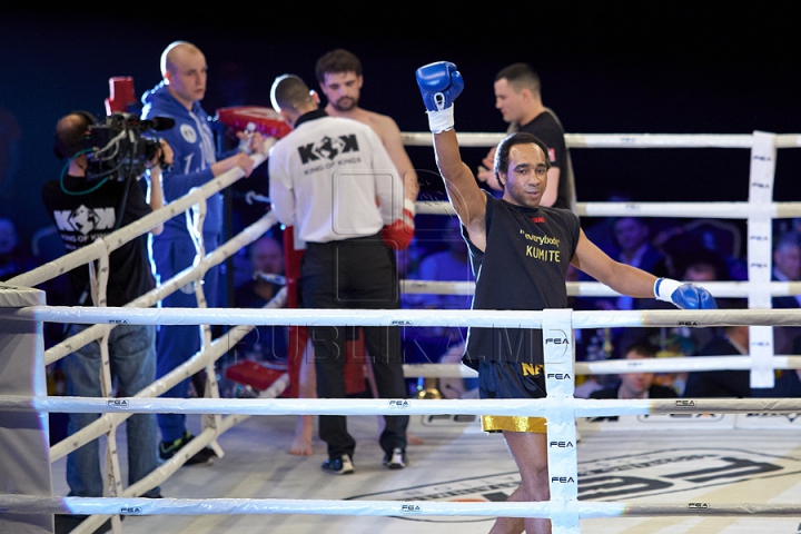 GALA KOK 2014: Kickboxerul moldovean Constantin Ţuţu l-a învins pe ucraineanul Igor Liapin (GALERIE FOTO)