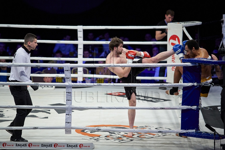 GALA KOK 2014: Kickboxerul moldovean Constantin Ţuţu l-a învins pe ucraineanul Igor Liapin (GALERIE FOTO)