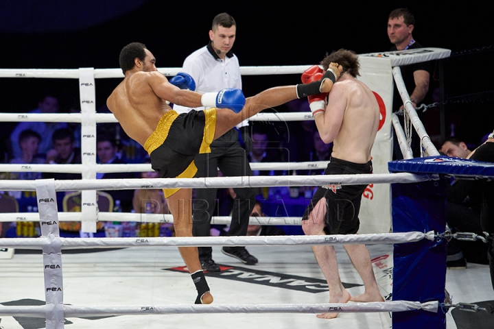 GALA KOK 2014: Kickboxerul moldovean Constantin Ţuţu l-a învins pe ucraineanul Igor Liapin (GALERIE FOTO)