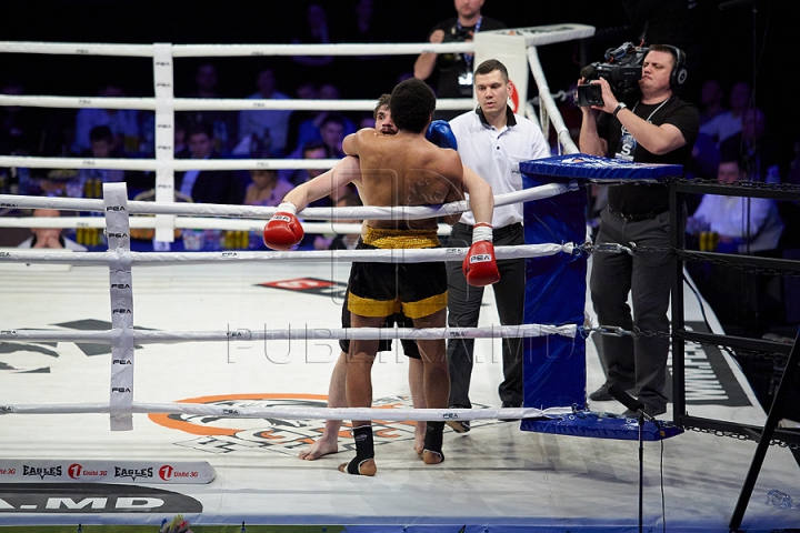 GALA KOK 2014: Kickboxerul moldovean Constantin Ţuţu l-a învins pe ucraineanul Igor Liapin (GALERIE FOTO)