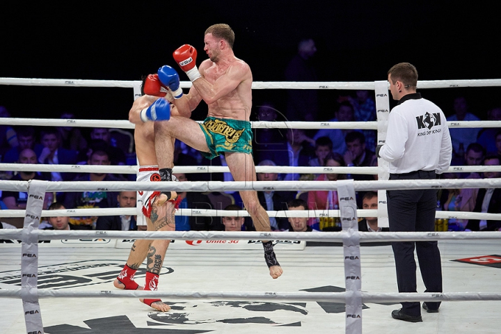 GALA KOK 2014: Kickboxerul moldovean Constantin Ţuţu l-a învins pe ucraineanul Igor Liapin (GALERIE FOTO)