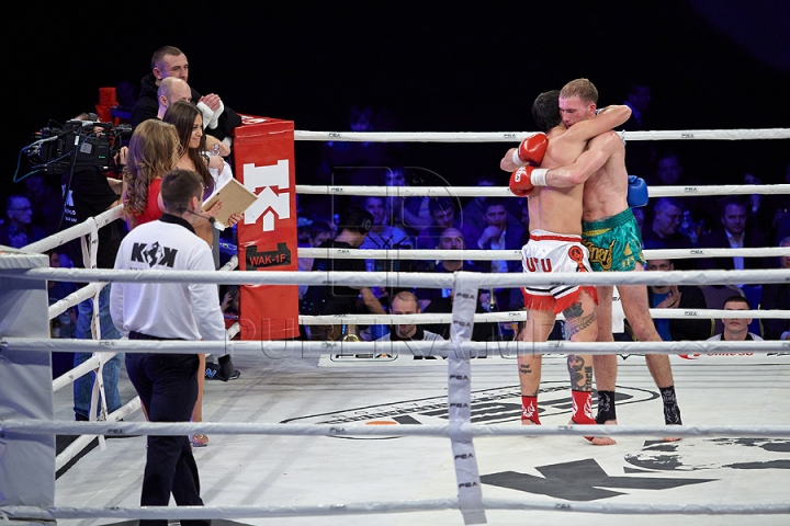 GALA KOK 2014: Kickboxerul moldovean Constantin Ţuţu l-a învins pe ucraineanul Igor Liapin (GALERIE FOTO)