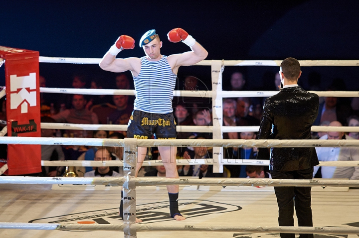 GALA KOK 2014: Kickboxerul moldovean Constantin Ţuţu l-a învins pe ucraineanul Igor Liapin (GALERIE FOTO)