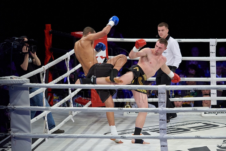 GALA KOK 2014: Kickboxerul moldovean Constantin Ţuţu l-a învins pe ucraineanul Igor Liapin (GALERIE FOTO)