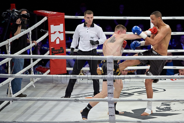 GALA KOK 2014: Kickboxerul moldovean Constantin Ţuţu l-a învins pe ucraineanul Igor Liapin (GALERIE FOTO)