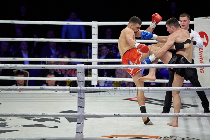 GALA KOK 2014: Kickboxerul moldovean Constantin Ţuţu l-a învins pe ucraineanul Igor Liapin (GALERIE FOTO)