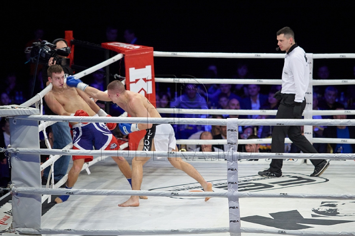 GALA KOK 2014: Kickboxerul moldovean Constantin Ţuţu l-a învins pe ucraineanul Igor Liapin (GALERIE FOTO)