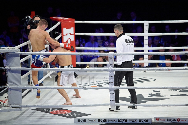 GALA KOK 2014: Kickboxerul moldovean Constantin Ţuţu l-a învins pe ucraineanul Igor Liapin (GALERIE FOTO)