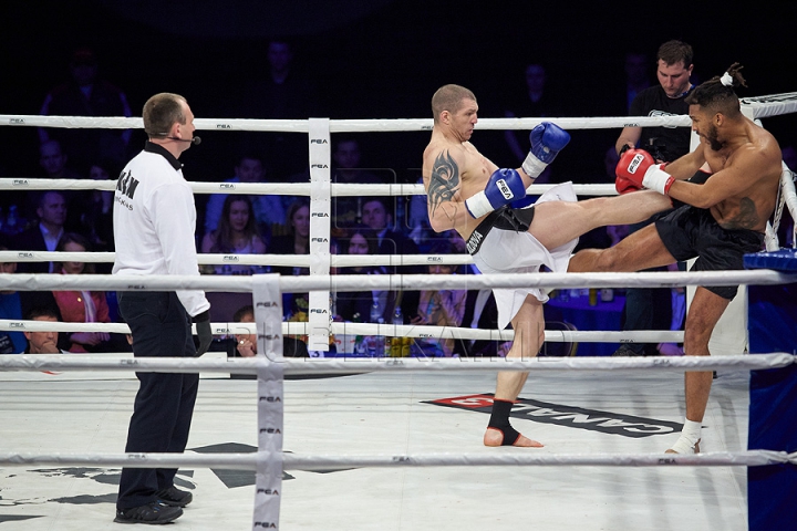 GALA KOK 2014: Kickboxerul moldovean Constantin Ţuţu l-a învins pe ucraineanul Igor Liapin (GALERIE FOTO)