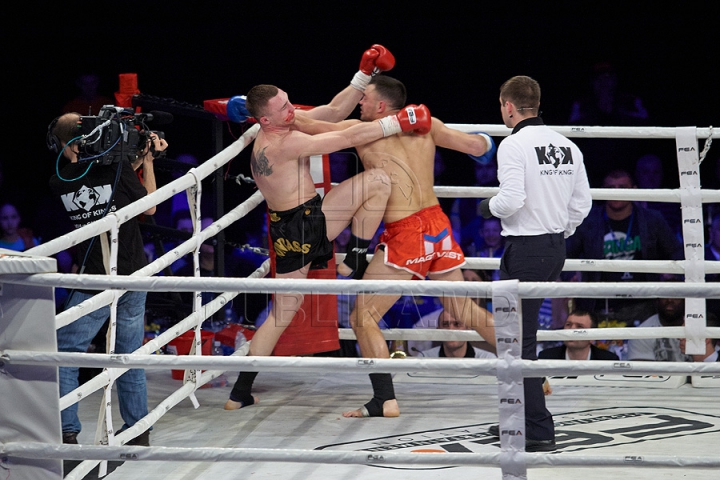 GALA KOK 2014: Kickboxerul moldovean Constantin Ţuţu l-a învins pe ucraineanul Igor Liapin (GALERIE FOTO)