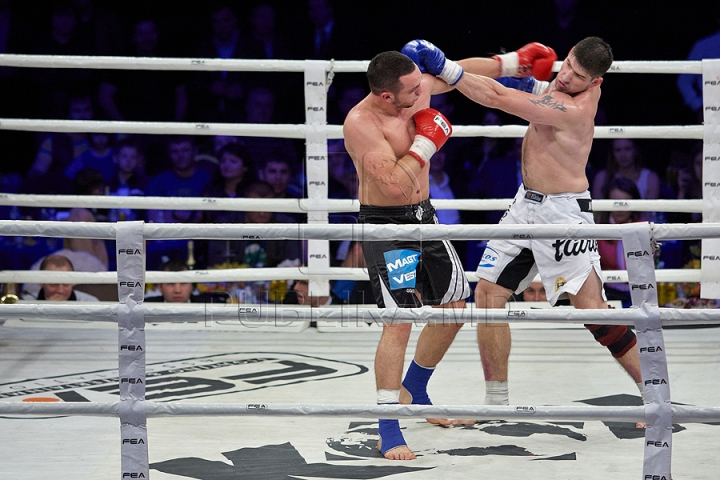 GALA KOK 2014: Kickboxerul moldovean Constantin Ţuţu l-a învins pe ucraineanul Igor Liapin (GALERIE FOTO)