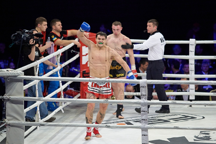 GALA KOK 2014: Kickboxerul moldovean Constantin Ţuţu l-a învins pe ucraineanul Igor Liapin (GALERIE FOTO)