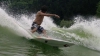 Experiment inedit! Un veteran al surfingului a urcat pe valuri provocate de vapoare (VIDEO)
