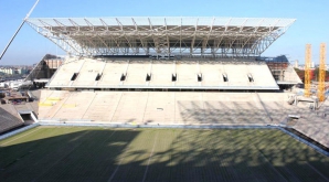 Excursie la Arena Corintians! 5 000 de copii au fost pe stadion în timp ce lucrările din tribune erau în toi